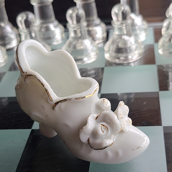 Japan Victorian high hill  Porcelain shoe - Picture 3 of 9